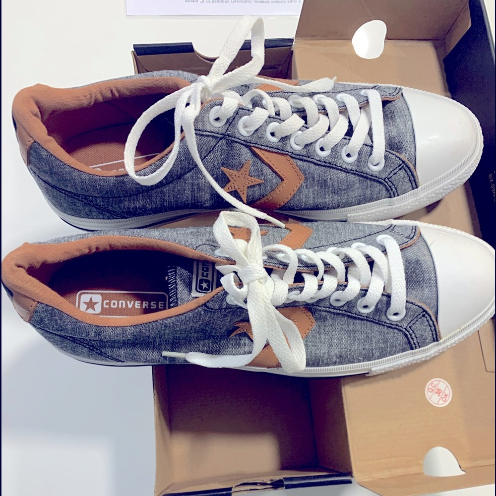 Converse all star chuck taylor Oxford grey brown mens shoes size 11